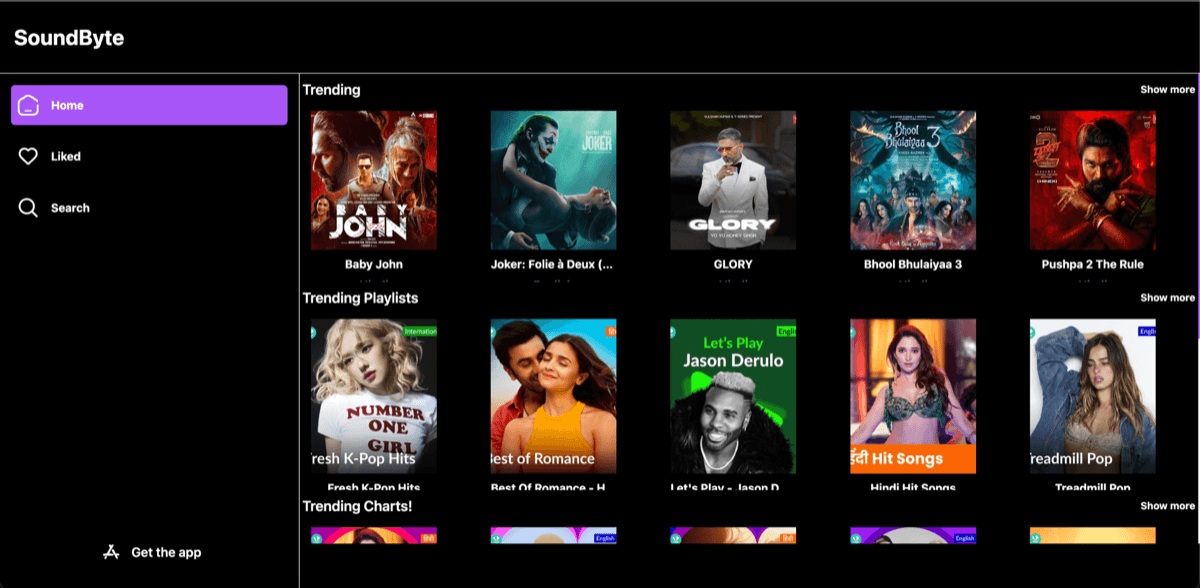 SoundByte Music Streaming