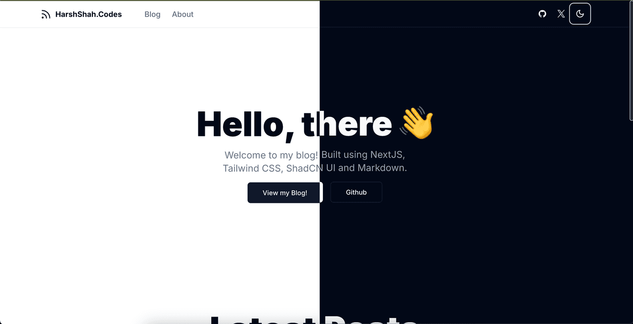 Personal Blog Site