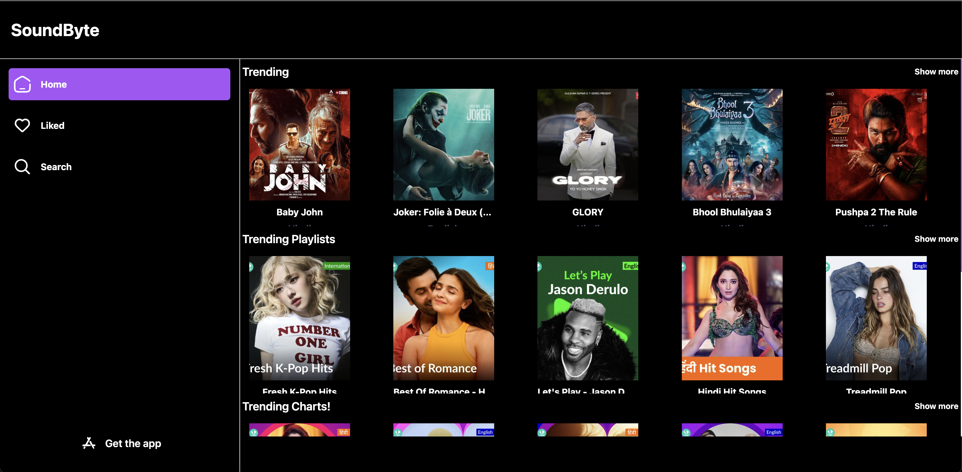SoundByte Music Streaming